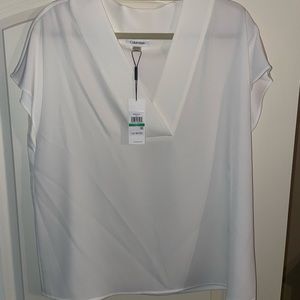 Calvin Klein white blouse